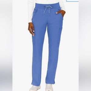 Med Couture Ceil Blue Insight Zipper Pant Small